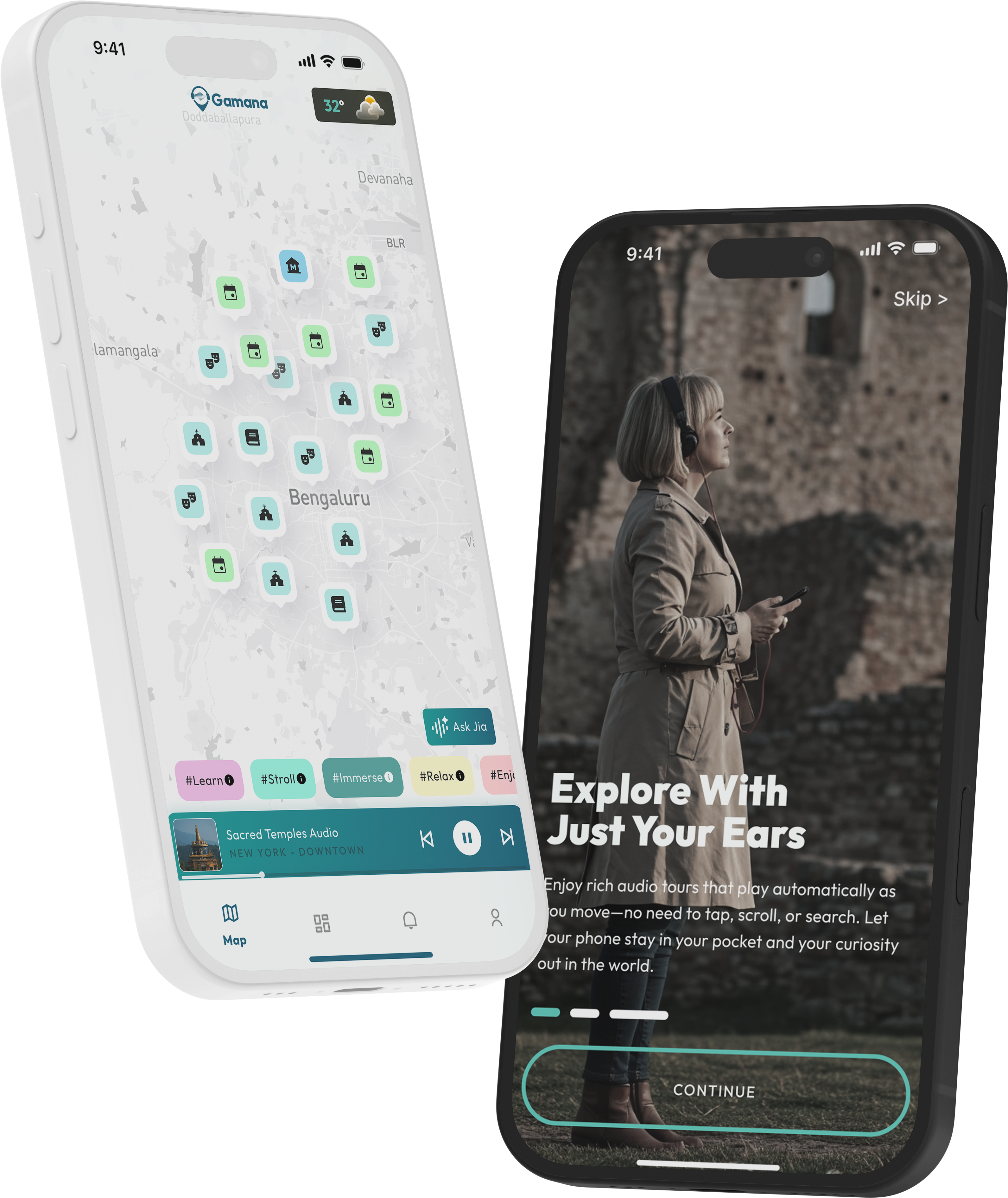 Gamana App Interface